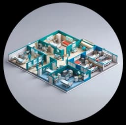 Hospital MEP Design (Revit MEP + BIM)