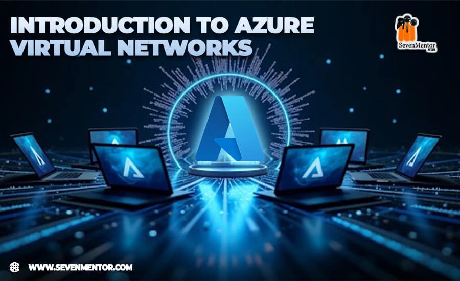 Introduction to Azure Virtual Networks, showcasing a diagram of network architecture and connectivity options.