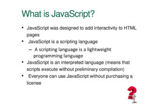 What is JavaScript?