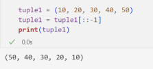 Q.Write a program to reverse tuple elements. 