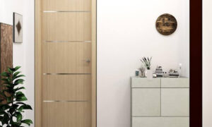 Flush Door Design With Veneer: Add A Woody Elegant Touch 