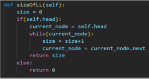 Get the Length of a Linked List in Python: 
