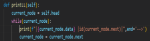 Linked List Traversal in Python 