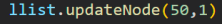 Update the Node of a Linked List: