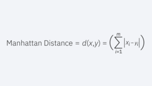 Manhattan distance