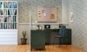 Attractive Wallpaper Ideas For Your Home Office 